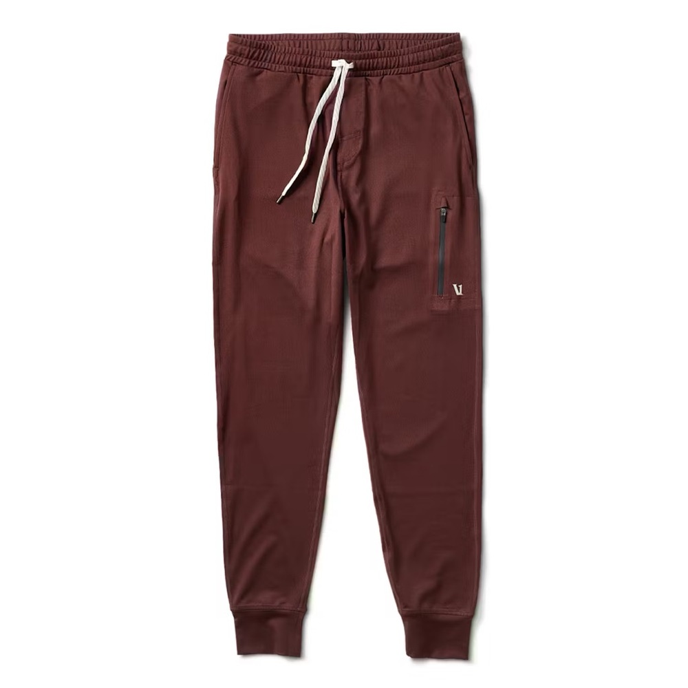 Vuori Men’s Sunday Performance Jogger Oxblood Large